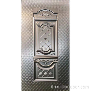 Pannello per porta in metallo stampato dal design di lusso
